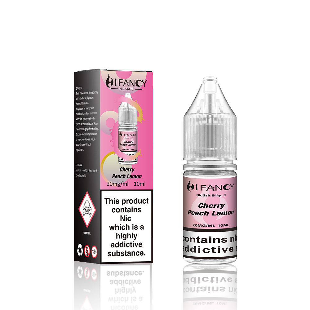 HIFANCY E LIQUID 10 ML Sumo de Vape Cereja Pêssego Limão - HIFANCY VAPOR