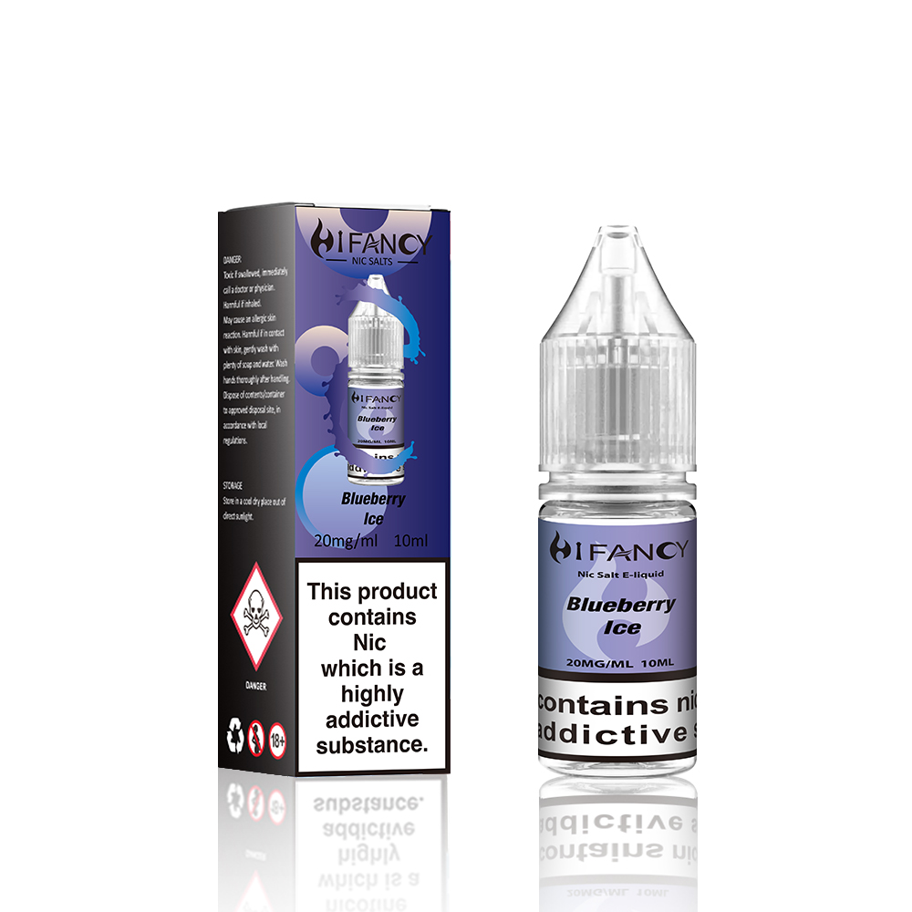 HIFANCY E LIQUID 10 ML Vape Juice Blueberry Ice - HIFANCY VAPOR