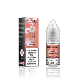 HIFANCY E LIQUID 10 ML Vape Juice Juicy Peach Ice - HIFANCY VAPOR