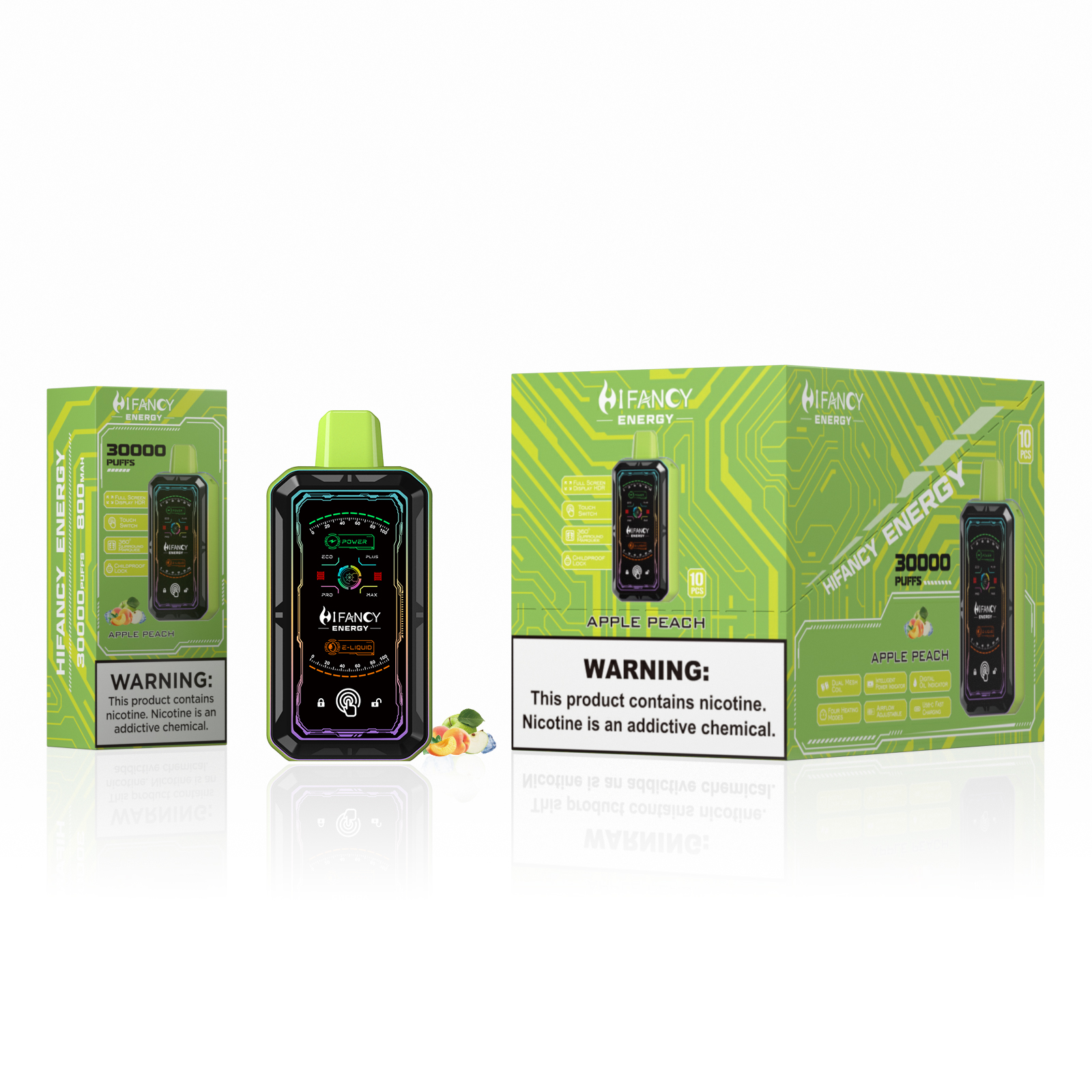 HiFancy Energy 30000 Disposable vape Apple Peach - HIFANCY