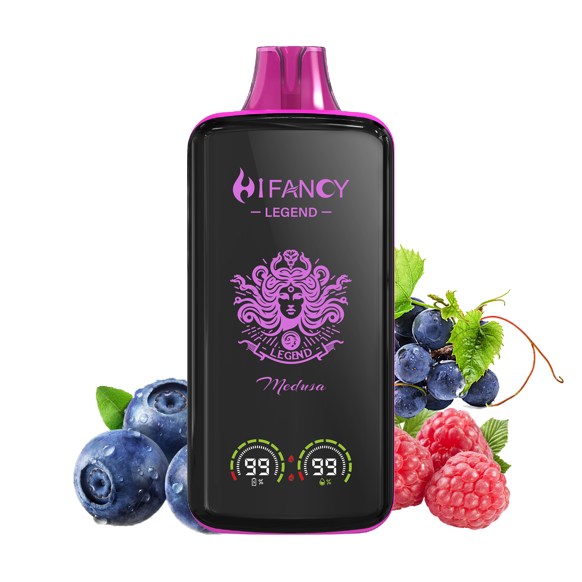 HIFANCY Legend 20000 Disposable Vape Blueberry Raspberry Grape - HIFANCY VAPOR