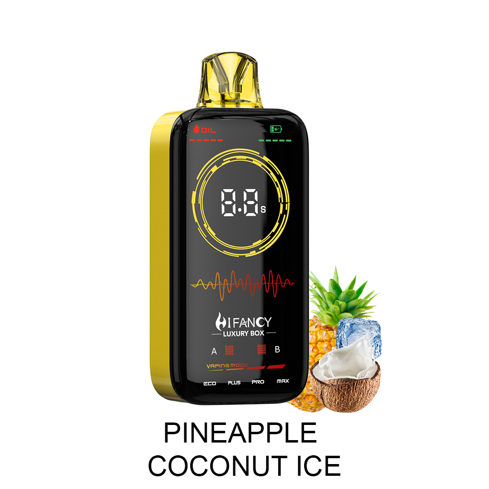 HiFancy Luxury Box 18000 Disposable Vape Pineapple Coconut Ice - HIFANCY VAPOR