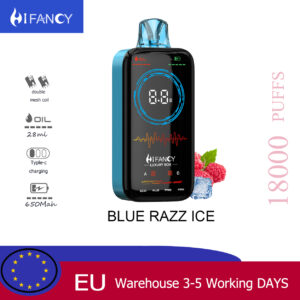 HiFancy Luxury Box 18000 Eldobható vape Blue Razz Ice - HIFANCY