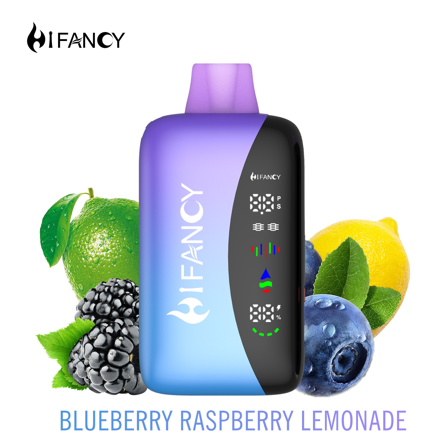 HIFANCY RAINBOW 25000 DISPOSABLE VAPE Blueberry Raspberry Lemonade - HIFANCY VAPOR