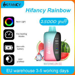 HiFancy Rainbow 25000 Einweg-Vaporizer Wassermelone Eis - HIFANCY