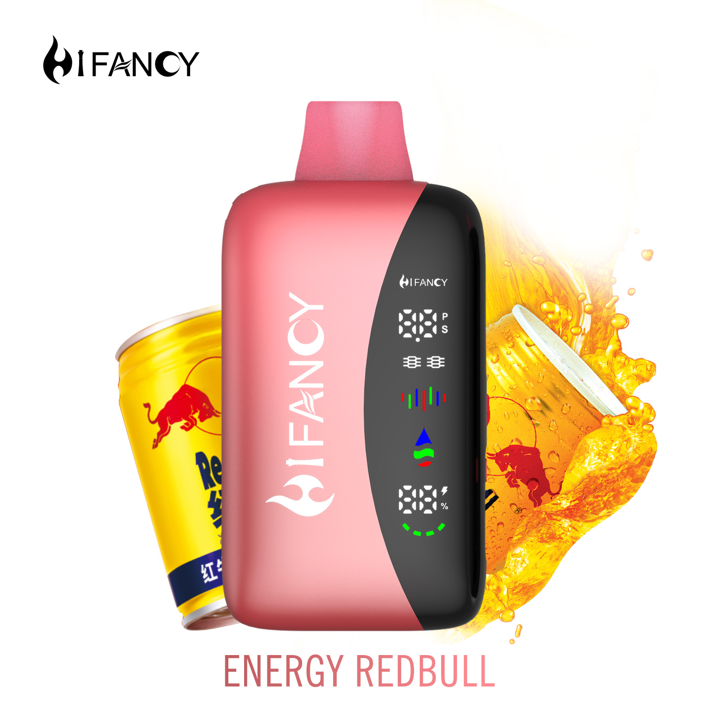 HIFANCY RAINBOW 25000 VAPE DISPOSITIVO Energia Redbull - HIFANCY VAPOR
