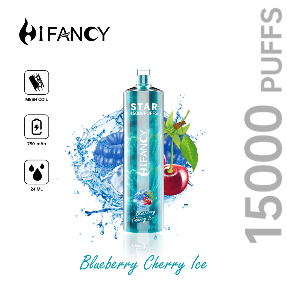 HiFancy Star 15000 Vape usa e getta Blueberry Cherry Ice - HIFANCY