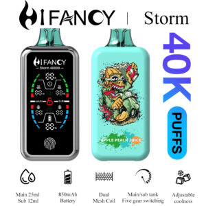 HiFancy Storm 40000 Disposable vape Apple Peach Juice - HIFANCY