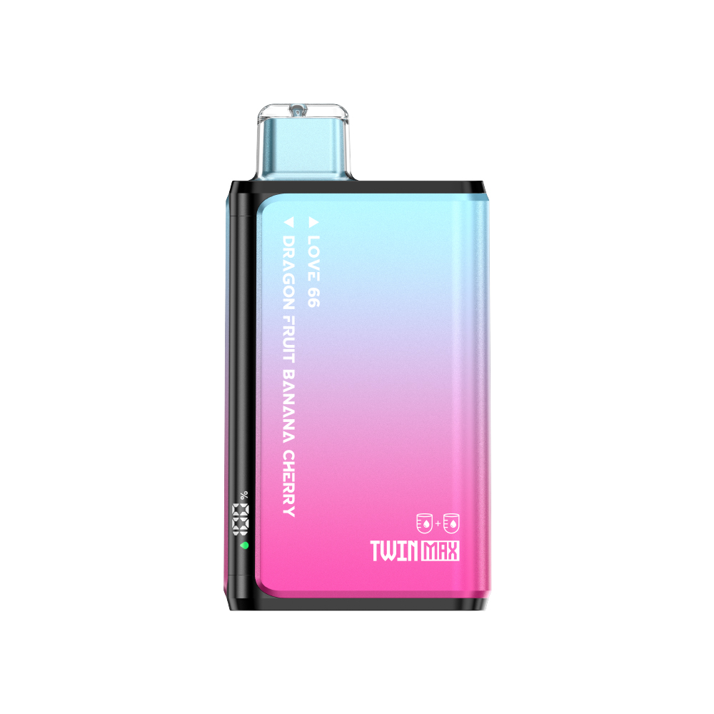 HIFANCY TWIN MAX 60000 PUFF usa e getta Vape Dragon Fruit Banana Cherry & Love 66 - HIFANCY VAPOR