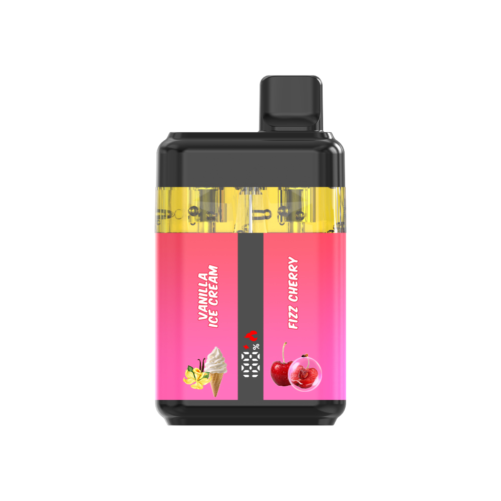 HIFANCY TWINS 35000 Engångsvape Vaniljglass & Fizz Cherry - HIFANCY VAPOR