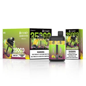 HiFancy Twins 35000 Vape descartável lima-limão e uva-amora - HIFANCY