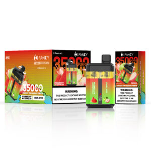 HiFancy Twins 35000 Vape descartável Morango, melancia e maçã azeda - HIFANCY